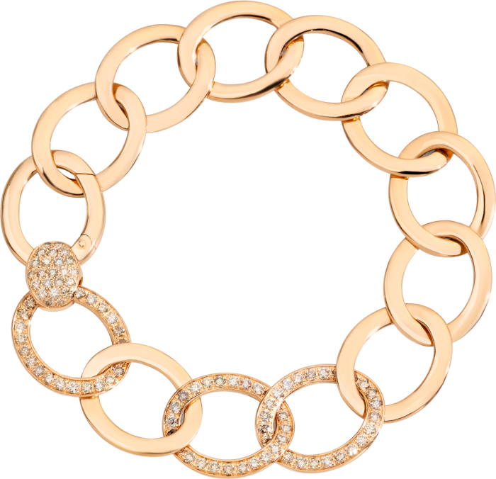 Pomellato rose-gold and diamond Brera bracelet, £5,850