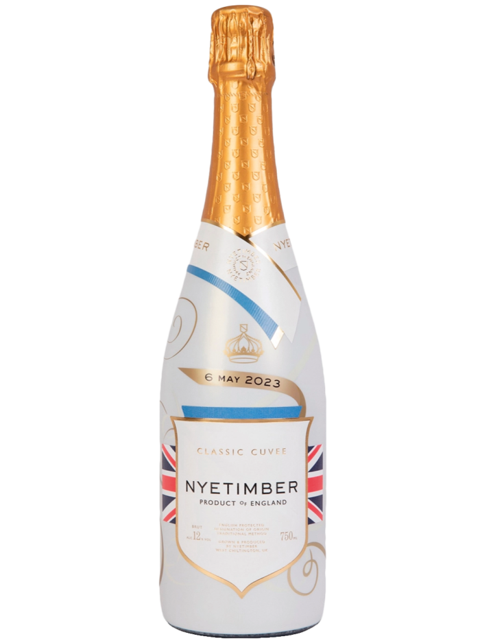 Nyetimber limited-edition Coronation Classic Cuvée MV sparkling wine, £39.50