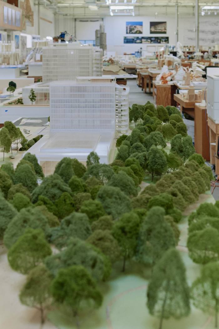 The site model for Gehry’s renovated Musée des Arts et Traditions Populaires in Paris