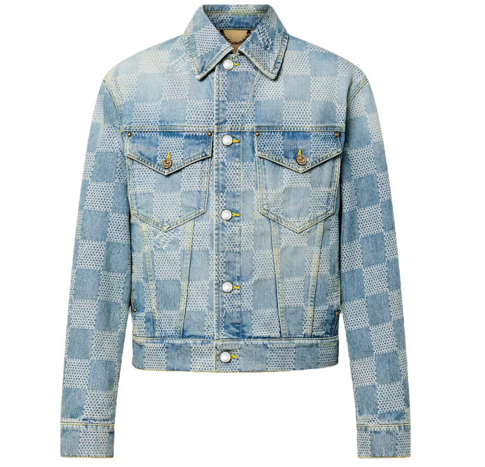 Louis Vuitton cotton denim Damier jacket, £2,350