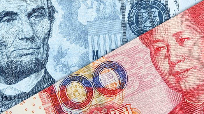 Renminbi and dollar bills