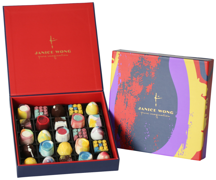 Janice Wong Pure Imagination assorted chocolate bonbons, £66 for a box of 25