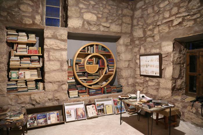 Kawon is a bookstore, kitchen and cultural space in Madaba, Jordan