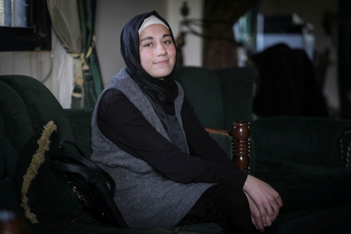 Zeinab al Awad: ‘My intention is to continue and become a doctor . . . and go back to rebuild my country as it was’