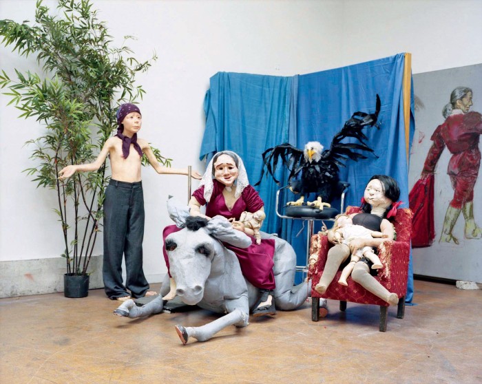 Studio models and objects in Rego’s studio
