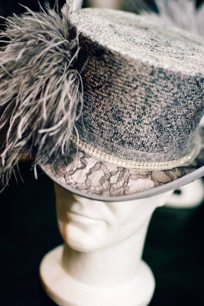 silk- and lace-brimmed The Windsor top hat, £2,650