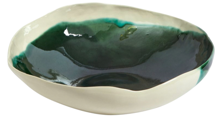 Pottery & Poetry porcelain salad bowl, £98, libertylondon.com