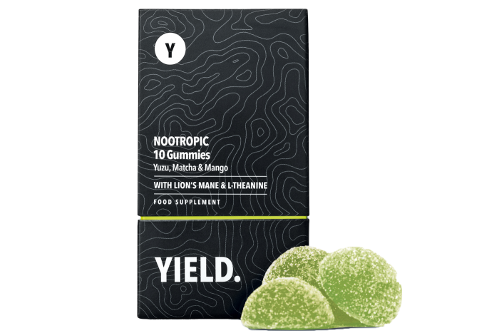 Yield Nootropic gummies, £16.99 for 10 pieces, selfridges.com