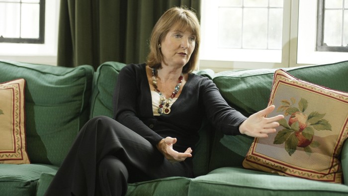 Labour MP and party leader Harriet Harman during an interview in Westminster London in 2010