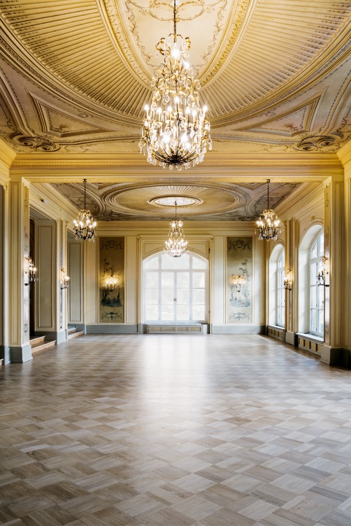 The salon, restored to its Belle Epoque glory
