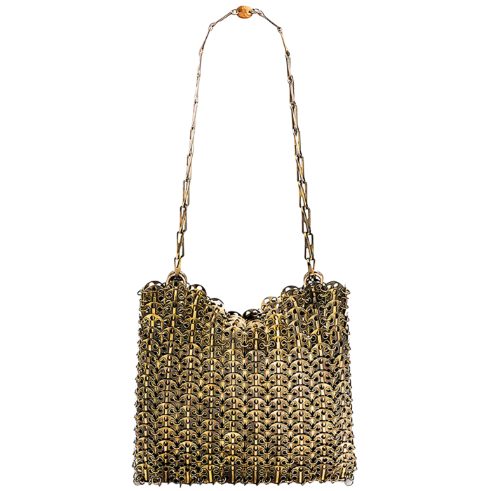 Paco Rabanne antique-gold Iconic bag 1969 bag, £945