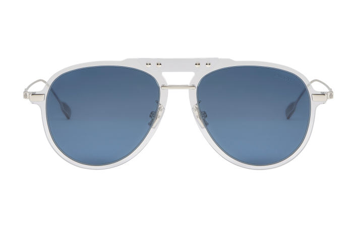 Rimowa Bridge Pilot Crystal Navy Polarized sunglasses, €310
