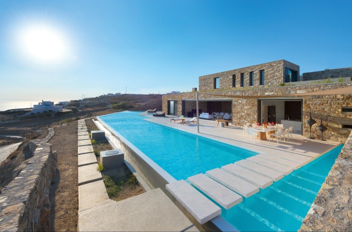 Elysium Villa, Mykonos, is on the market for €8.2m through Sotheby’s International Realty