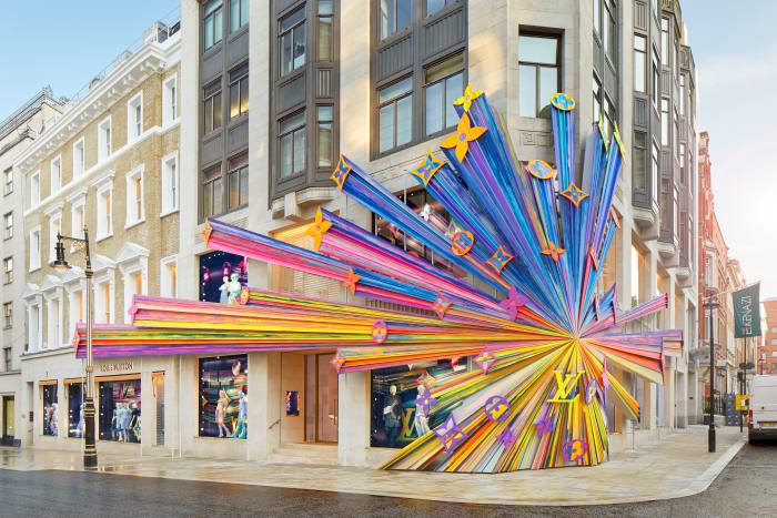 Marino’s project on the Louis Vuitton store in London’s New Bond Street