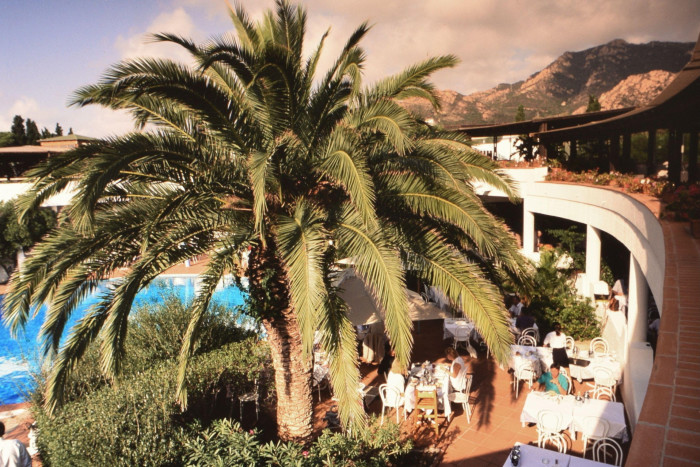 Poolside view of Forte Village