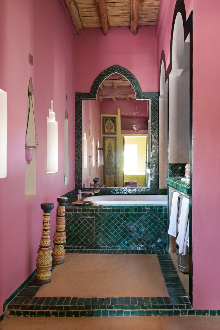 A bathroom in one of the 14 double rooms
