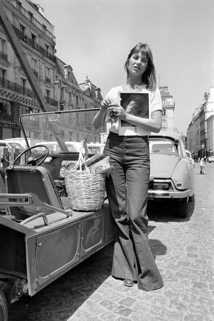 Jane Birkin – one of Li’s style icons – in Paris, 1970