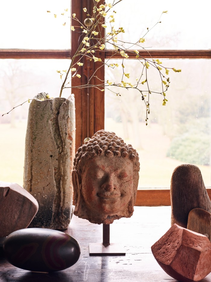 Vervoordt’s eighth-century terracotta Dvaravati monk’s head