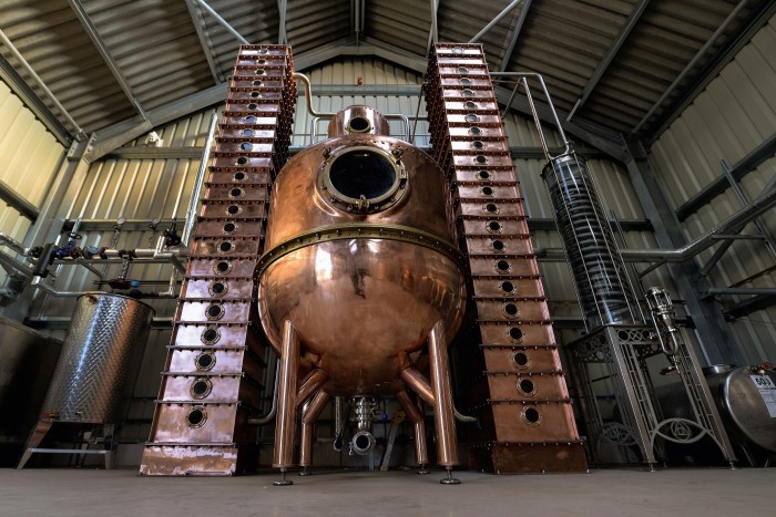 The Oxford Artisan Distillery’s copper still