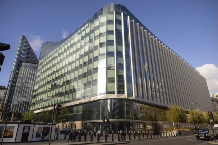 The City of London headquarters of Goldman Sachs