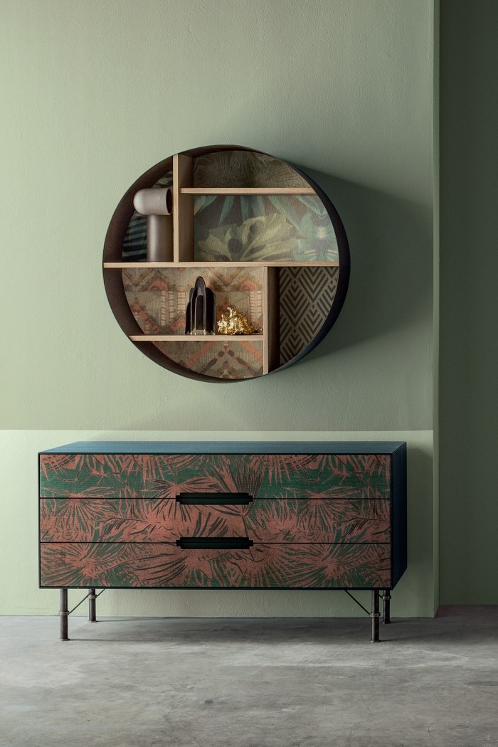 Icon’s Design Milano Style Pink Leaf 104 sideboard, £2,695, artemest.com
