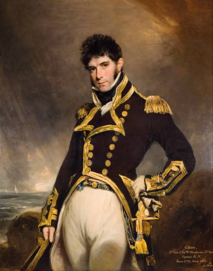 Portrait of Captain Gilbert Heathcote RN, 1801-05, by William Owen