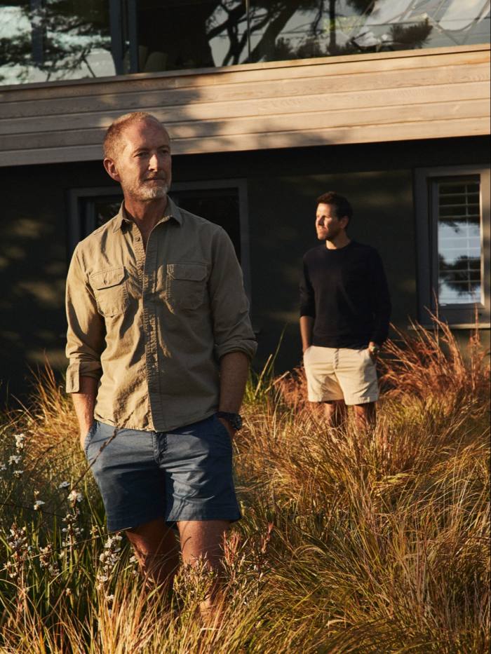 Adam Brown (left) and Tom Konig at their Cornwall home