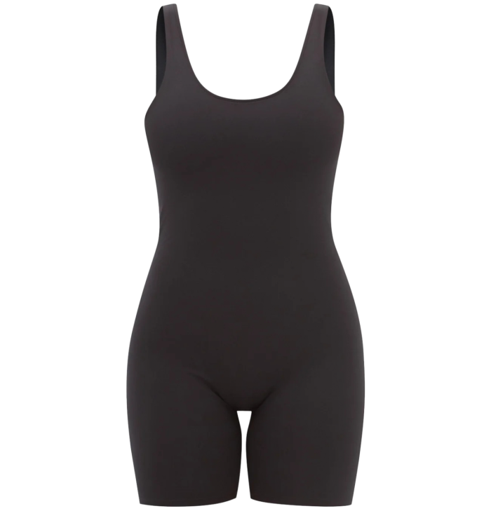 Girlfriend Collective recycled-fibre jersey cycling unitard, £70, matchesfashion.com