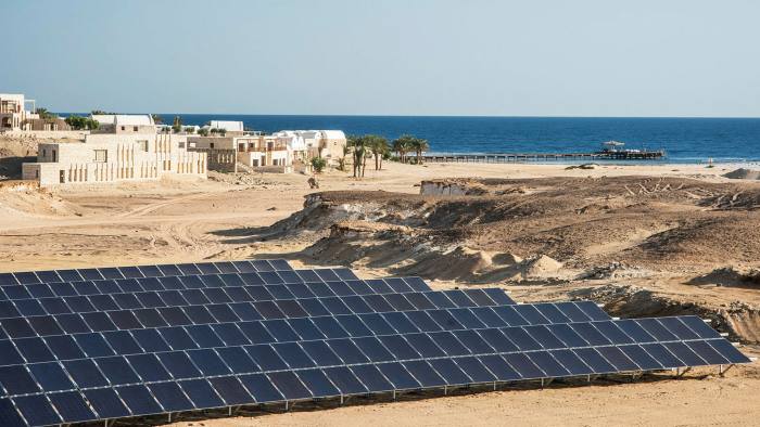 A KarmSolar array at the Red Sea resort of Marsa Shagra