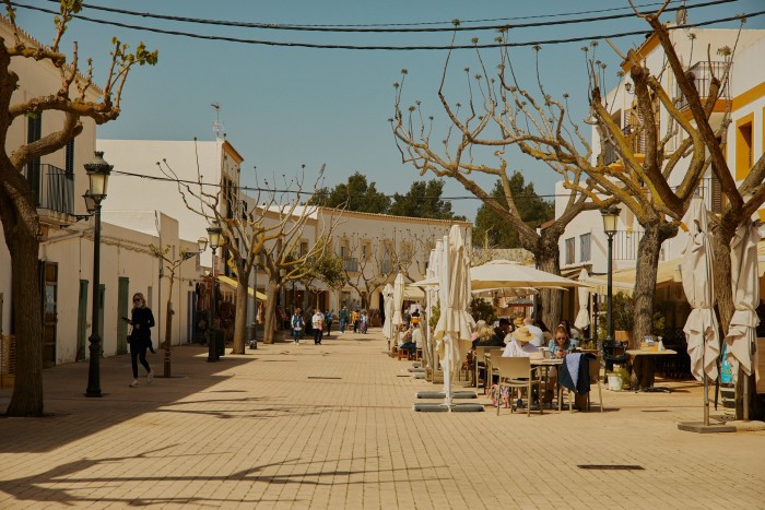 The main street in Santa Gertrudis