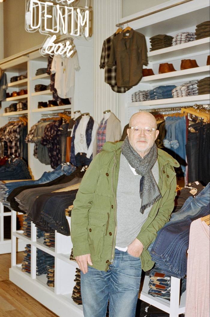 Mickey Drexler in 2015 at Madewell’s Fifth Avenue flagship