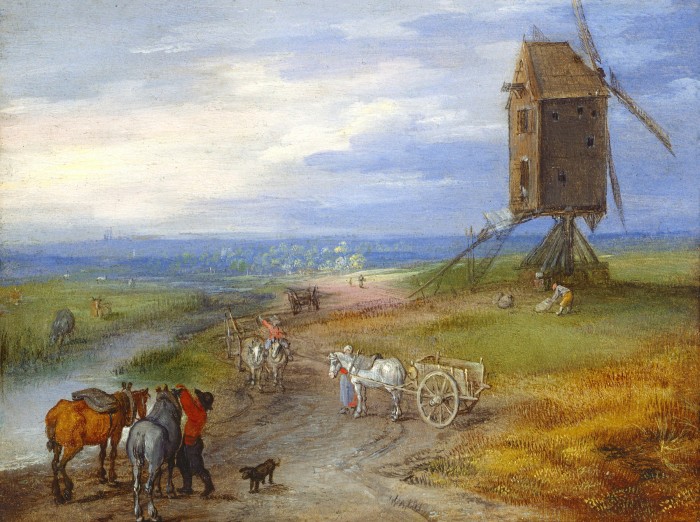 ‘An extensive Landscape with a Windmill’ by Jan Brueghel the Elder (c.1610-12)