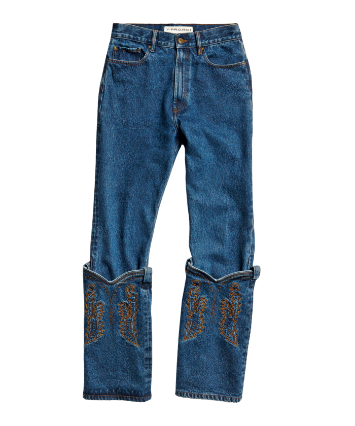 Y/Project denim Classic Cowboy Cuff jeans, €580