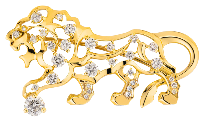 chanel gold and diamond Sous Le Signe Du Lion brooch, £19,000