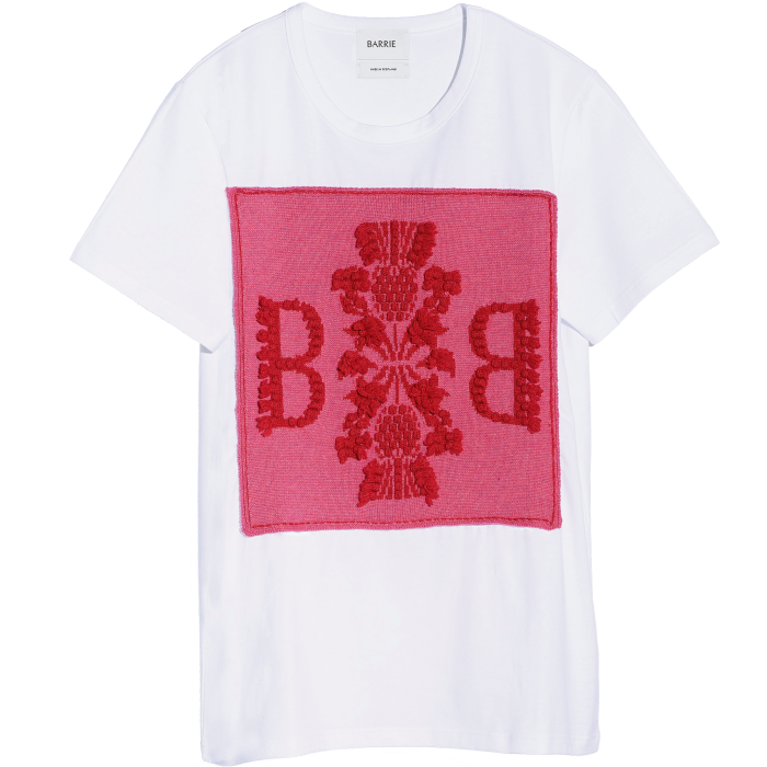 Barrie cotton and cashmere T-shirt, £290