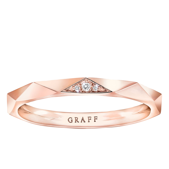 Graff rose-gold and diamond ring, £2,600