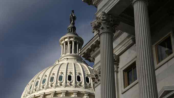 The dome of the US Capitol in Washington