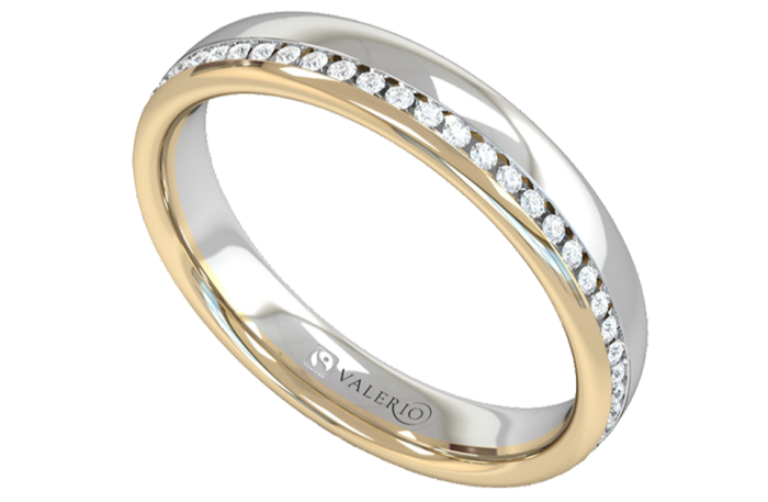 A Valerio wedding ring
