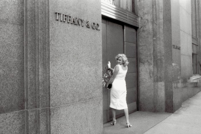 Marilyn Monroe at Tiffany & Co in 1957