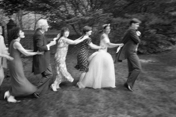 “The range of emotions is what fascinates me…” A conga line at a wedding