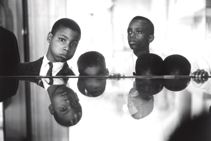 Black Muslim children at New York’s Metropolitan Museum being taught Black history, 1961