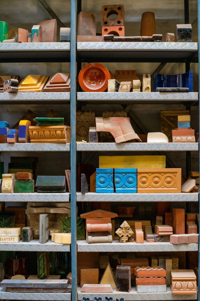 Customised and unique handmade brick samples at Petersen Tegl