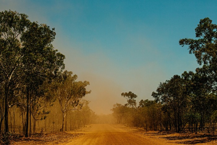The Central Arnhem Highway in the Northern Territory’s Arnhem Land, where visitor permits are required to visit 