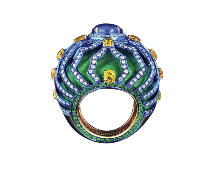Austy Lee’s Baroque Wool ring