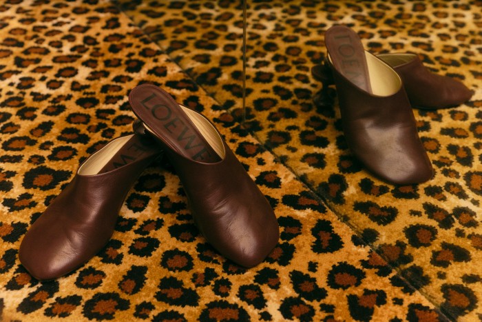 Sion’s Loewe Toy mules 