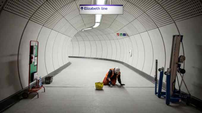 Last touches: work on Crossrail, to be called the Elizabeth Line