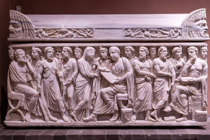 The exhibition unveils 96 sculptures dating from the fifth century BC to the fourth century AD