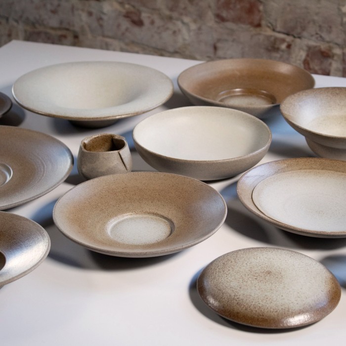 L’Enclume tableware by Norwegian makers Odd Standard, POA from Kinn Collective
