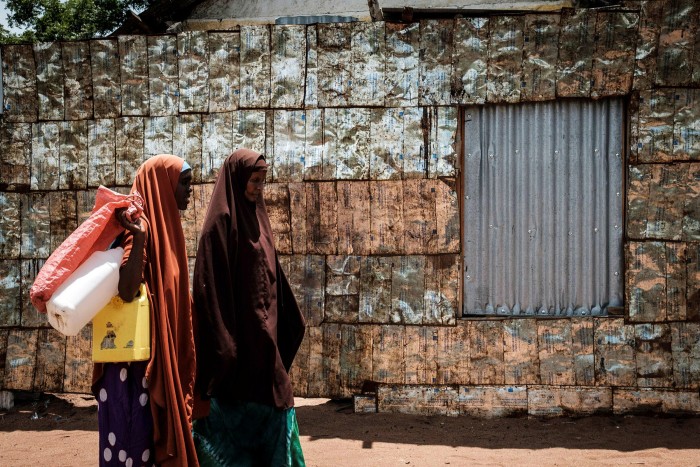 Women at the Dadaab refugee complex, in north-eastern Kenya
