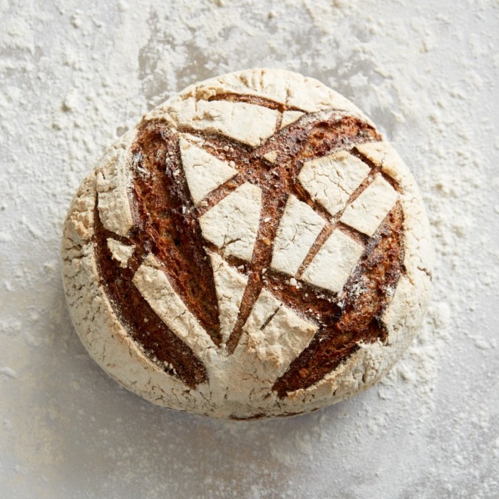 A ryeberry sourdough loaf from Freedom Bakery in Glasgow